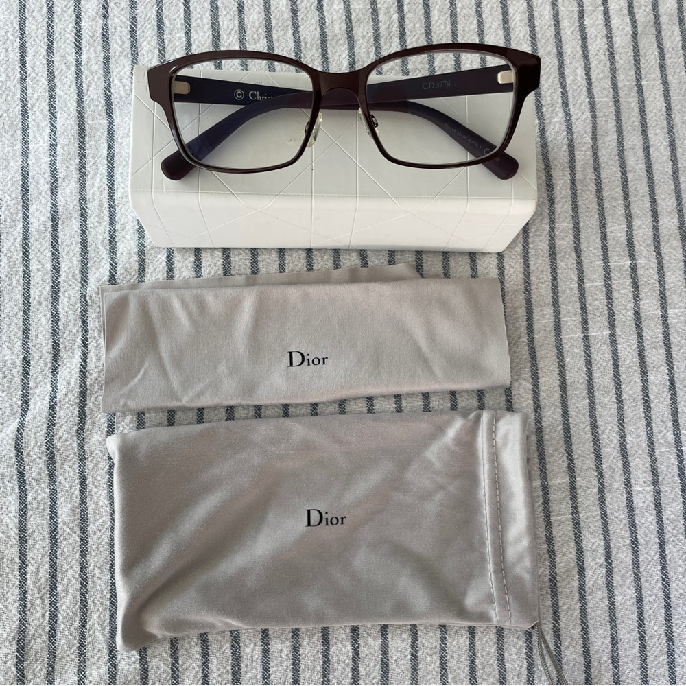 Christian Dior CD3774 Eyeglasses Women's Full Rim Optical Frame Rectangular